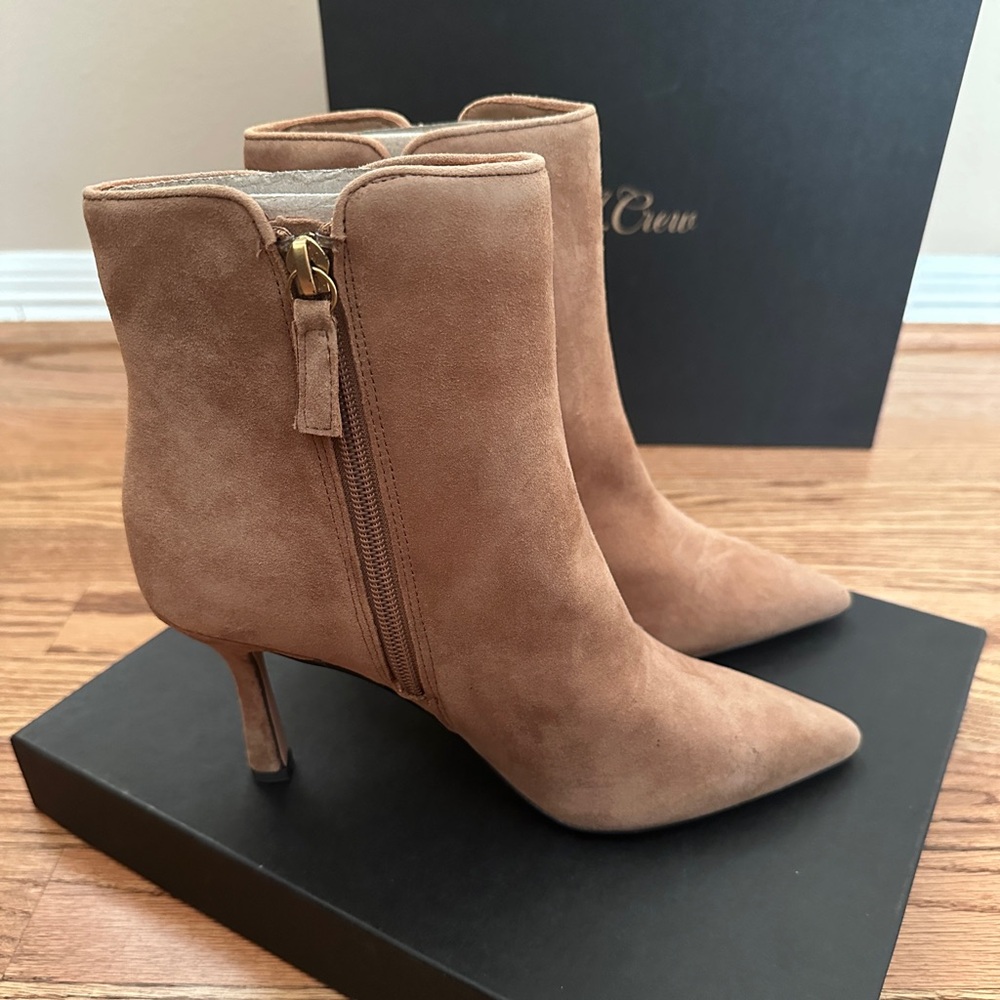 J. Crew Pointed-toe ankle boots in suede - Picture 5 of 12